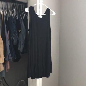 Forever 21 Black Cotton Shift Dress, lightly worn